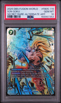 PSA 10 Son Goku (Alternate Art) - FB05-119 - Secret Rare - New Adventure - Cert 168987353 front