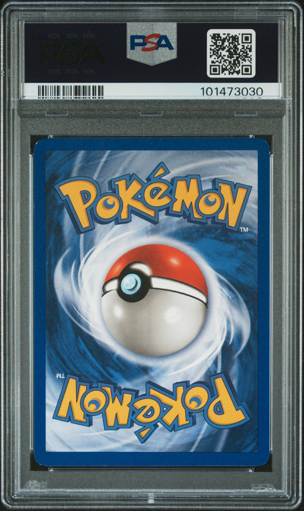 PSA 8 Gyarados - 6/102 - Holo Rare - Base Set - Cert 101473030 - PSA slab back