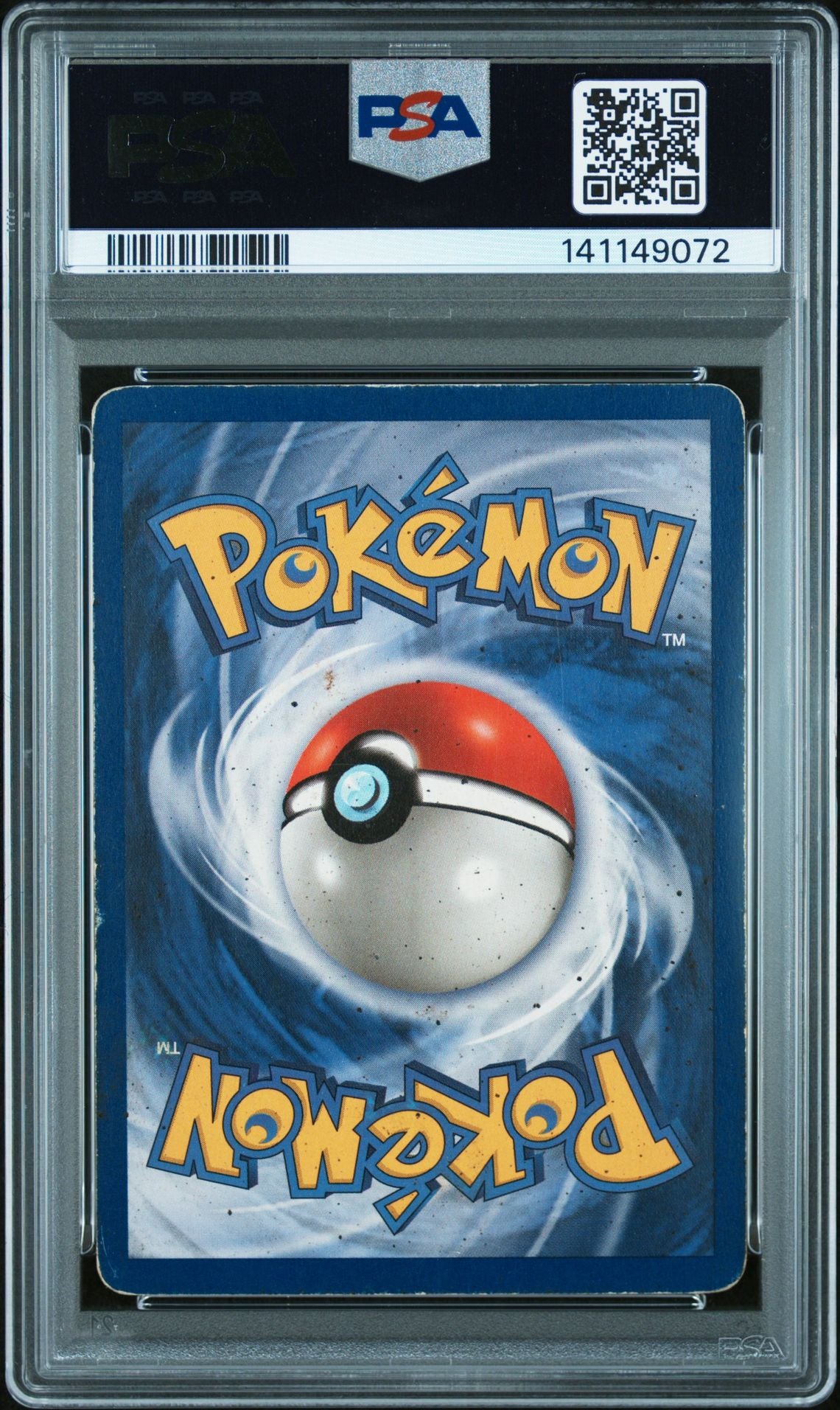 PSA 4 Lapras - 10/62 - Holo Rare - Fossil - Cert 141149072 - PSA slab back
