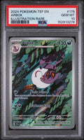 PSA 10 Arbok - 176/162 - Illustration Rare - Temporal Forces - Cert 152913276 - PSA slab front