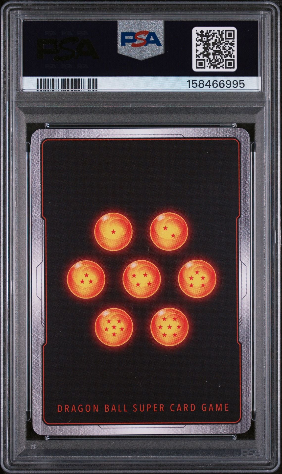PSA 10 SS Son Goku, Majin Showdown [Silver Metal Foil] - BT20-086 - Divine Multiverse Release Promos - Cert 158466995 - PSA slab back