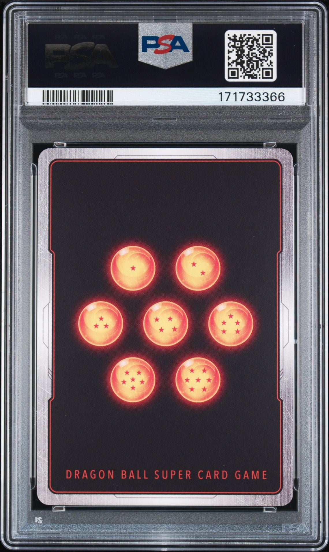 PSA 10 Krillin - FS12-03 - Alternate Art - Dragon Ball Super Fusion World - Cert 171733366 - PSA slab back