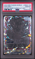 PSA 10 Son Goku (Super Alternate Art) - FB04-129 - Secret Rare - Ultra Limit - Cert 168987358 front