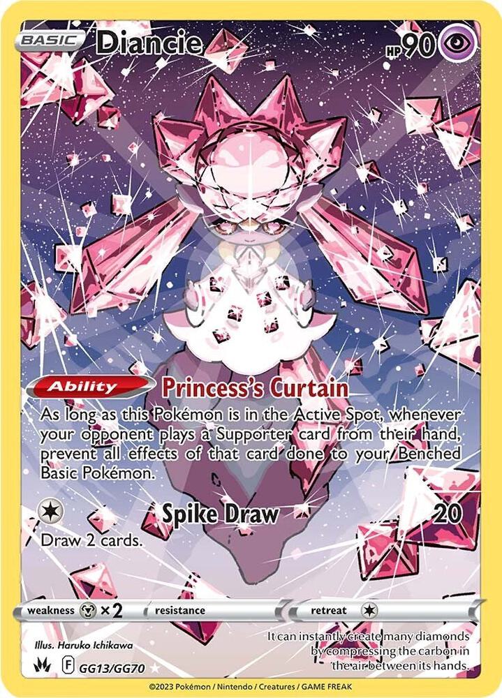 Diancie - GG13/GG70 - Ultra Rare - Crown Zenith: Galarian Gallery