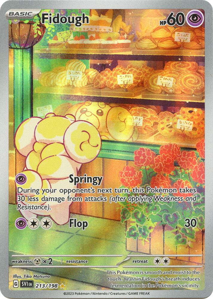 Fidough - 213/198 - Illustration Rare - Scarlet & Violet Base Set