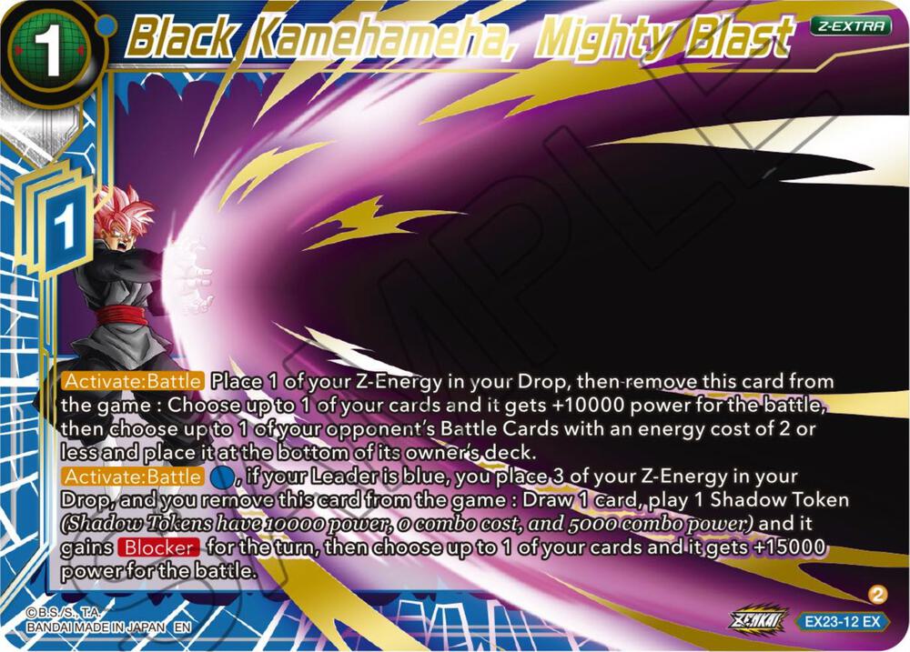Black Kamehameha, Mighty Blast - EX23-12
