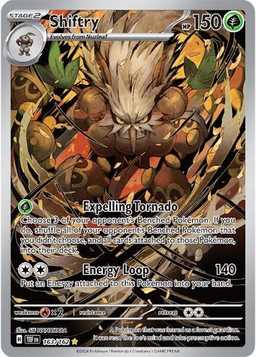 Shiftry - 163/162 - Illustration Rare - Temporal Forces