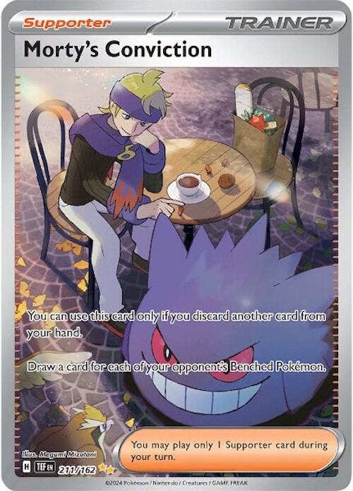 Morty's Conviction - 211/162 - Special Illustration Rare - Temporal Forces