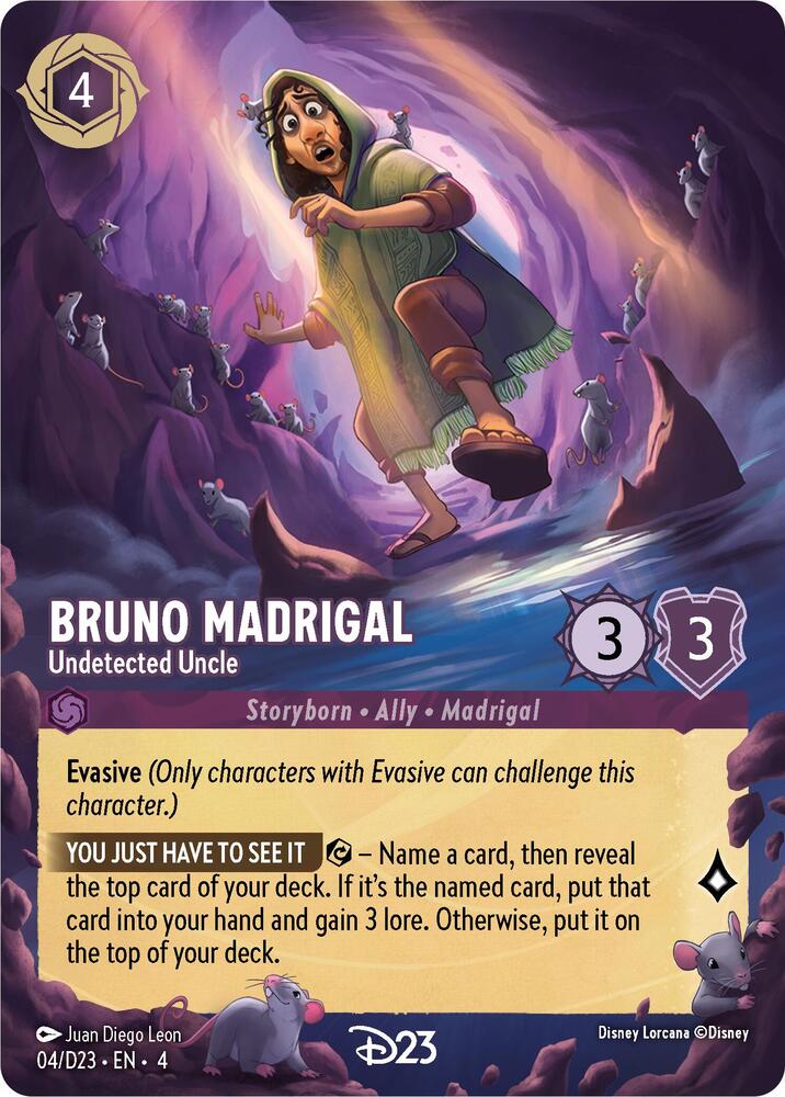 Bruno Madrigal - Undetected Uncle - 4/D23 - Promo - D23 Promos