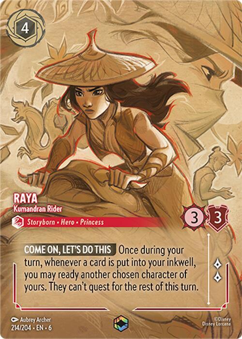 Raya - Kumandran Rider (Enchanted) - 214/204 - Enchanted - Azurite Sea