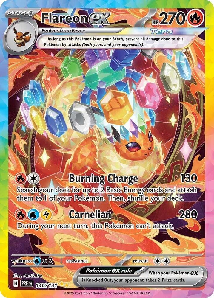 Flareon ex - 146/131 - Special Illustration Rare - Prismatic Evolutions