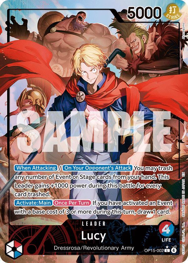 Lucy (Alternate Art) - OP15-002 - L - Adventure on Kami's Island