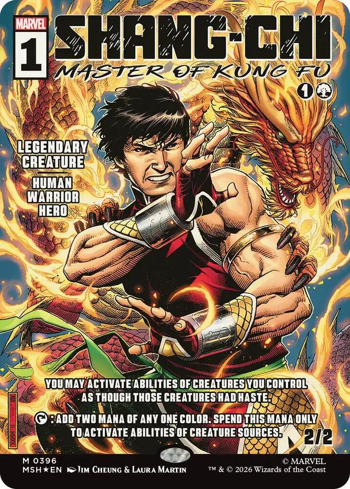 Shang-Chi, Master of Kung Fu (Borderless) (0396) - M - Marvel Super Heroes
