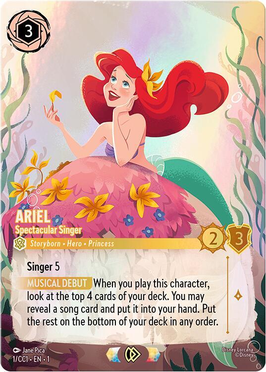 CGC 10 Ariel - Spectacular Singer (Foil) - 1/CC1 - Promo - Curator's Collection Heroines Edition - Cert 6203726010