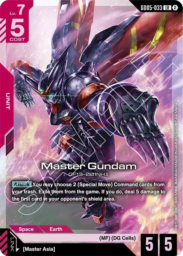 Master Gundam - GD05-033 - LR - Freedom Ascension