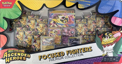 Ascended Heroes Focused Fighters Premium Collection (Sam's Club) | Deadweight TCG Fort Myers