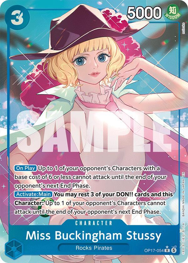 Miss Buckingham Stussy (Alternate Art) - OP17-054 - R - The World's Strongest Warriors