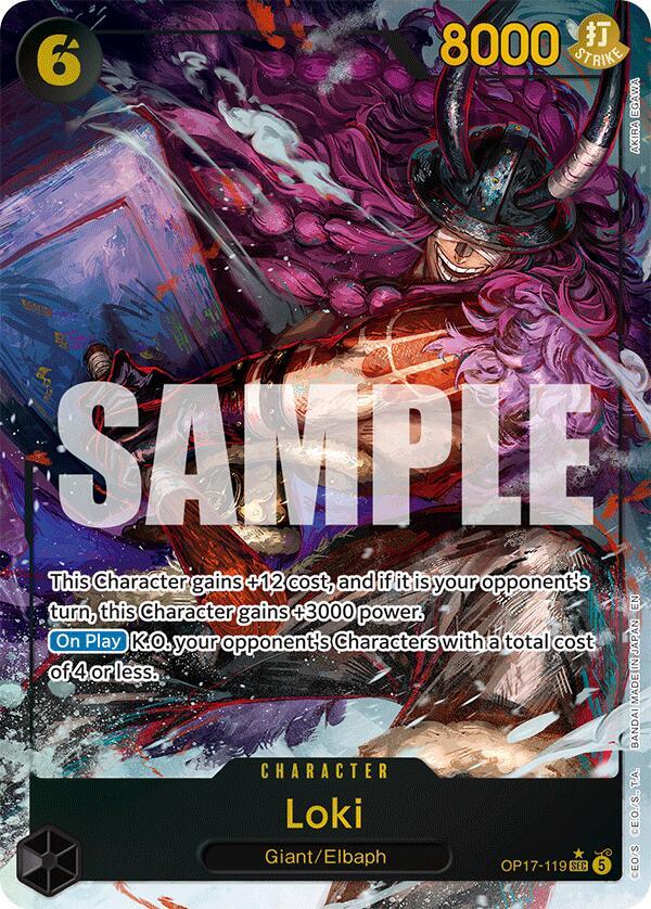 Loki (Alternate Art) - OP17-119 - SEC - The World's Strongest Warriors
