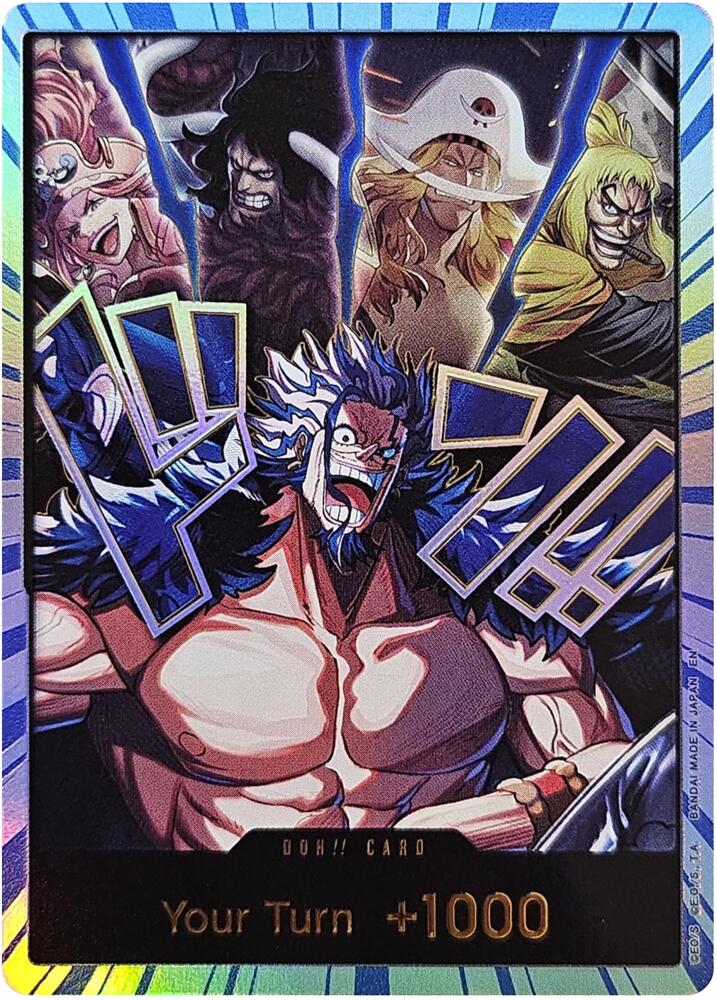 DON!! Card (Alternate Art) (Rocks) (Special Foil) - DON!! - The World's Strongest Warriors