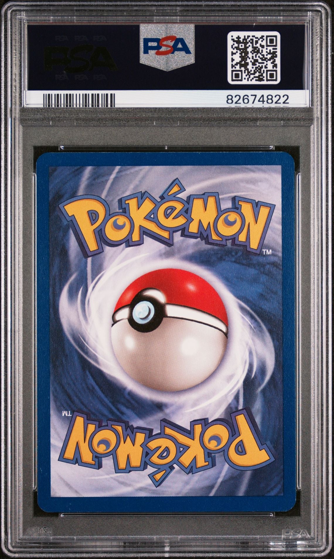PSA 9 Dark Charizard (1st Edition) - 21/82 - Rare - Team Rocket - Cert 82674822 - PSA slab back