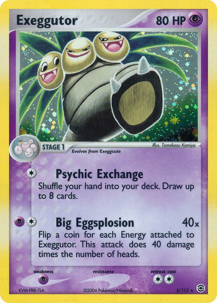 Exeggutor - 5/112 - Holo Rare - FireRed & LeafGreen