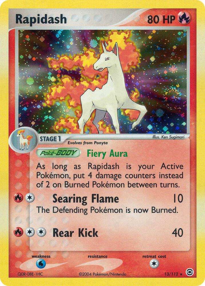 Rapidash - 13/112 - Holo Rare - FireRed & LeafGreen