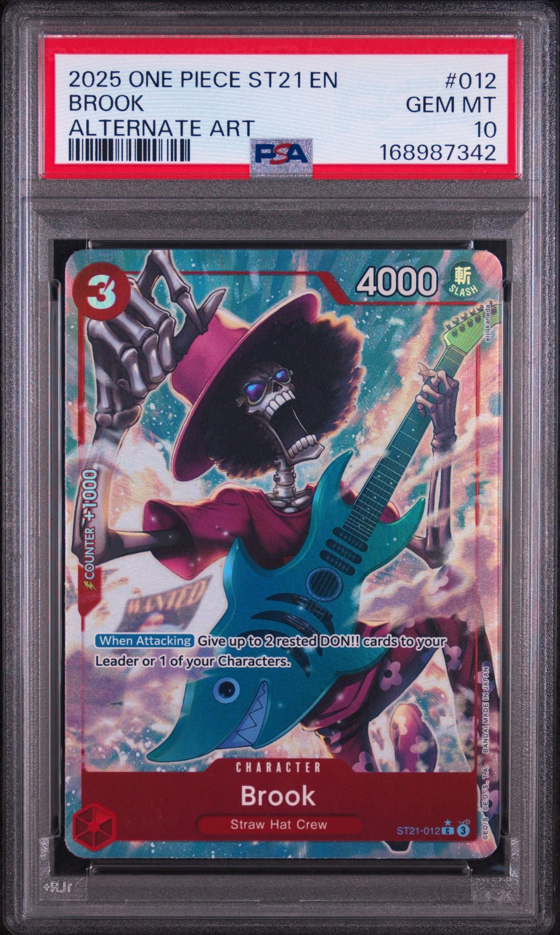 PSA 10 Brook (Alternate Art) - ST21-012 - C - Starter Deck 21: EX Gear 5 - Cert 168987342 front