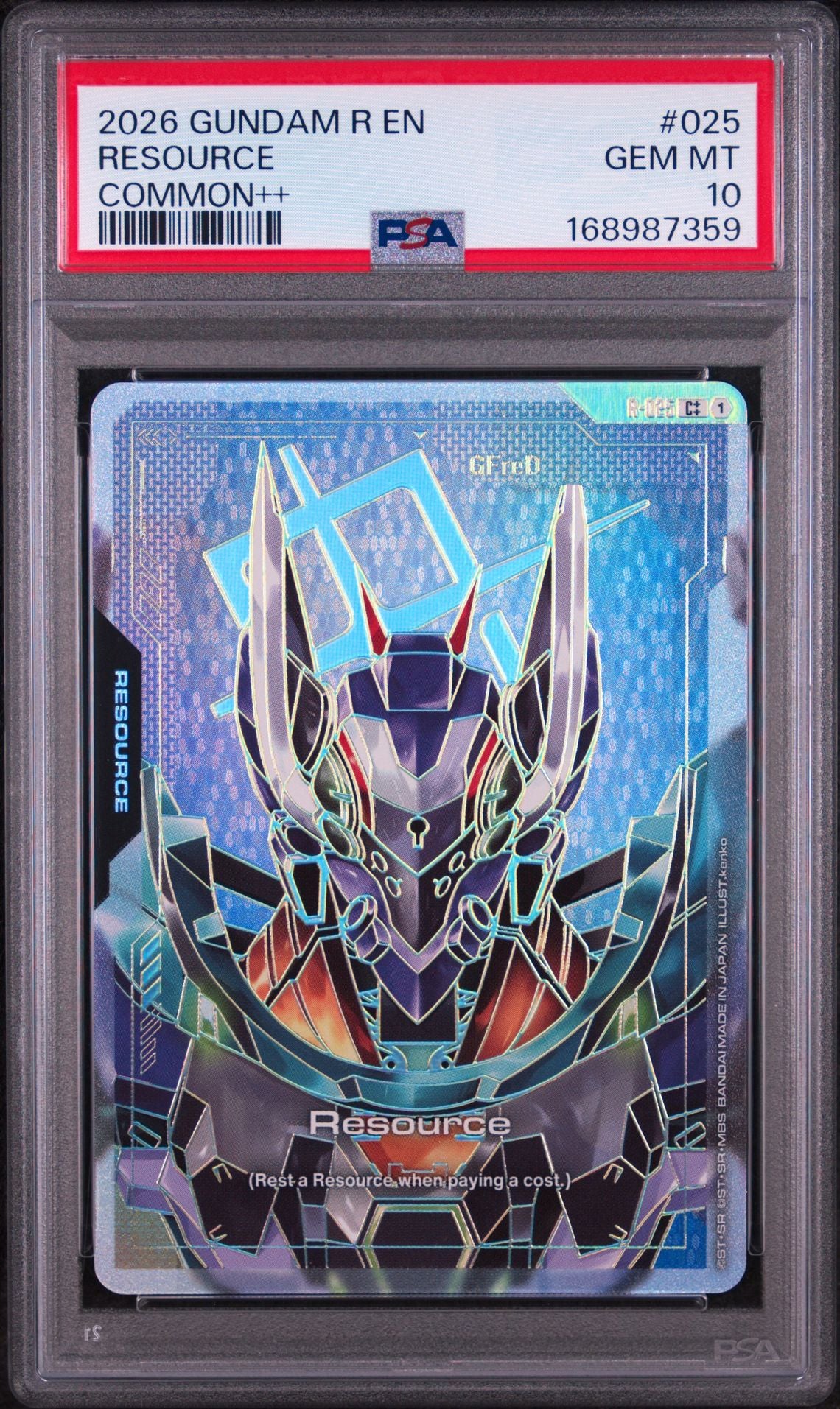PSA 10 Resource (C++) - R-025 - Common++ - Steel Requiem - Cert 168987359 front