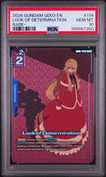 PSA 10 Look of Determination (R+) - GD03-114 - Rare+ - Steel Requiem - Cert 168987360 front