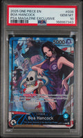 PSA 10 Boa Hancock (PSA Magazine Exclusive) - OP07-038 - L - One Piece Promotion Cards - Cert 168987343 front