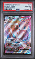 PSA 10 Mew VMAX - 114/264 - Ultra Rare - Fusion Strike - Cert 139546714 front