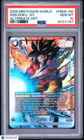 PSA 10 Son Goku GT FB09-100 Alternate Art Dragon Ball Super Fusion World graded slab